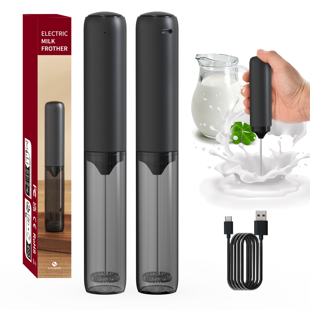 Kitchen Appliances B&Q - キッチン強力なスターラーミルク泡立て器ハンドヘルドフォームメーカーラテ泡立て器ドリンクミキサーコーヒー電気充電式卵ビーター