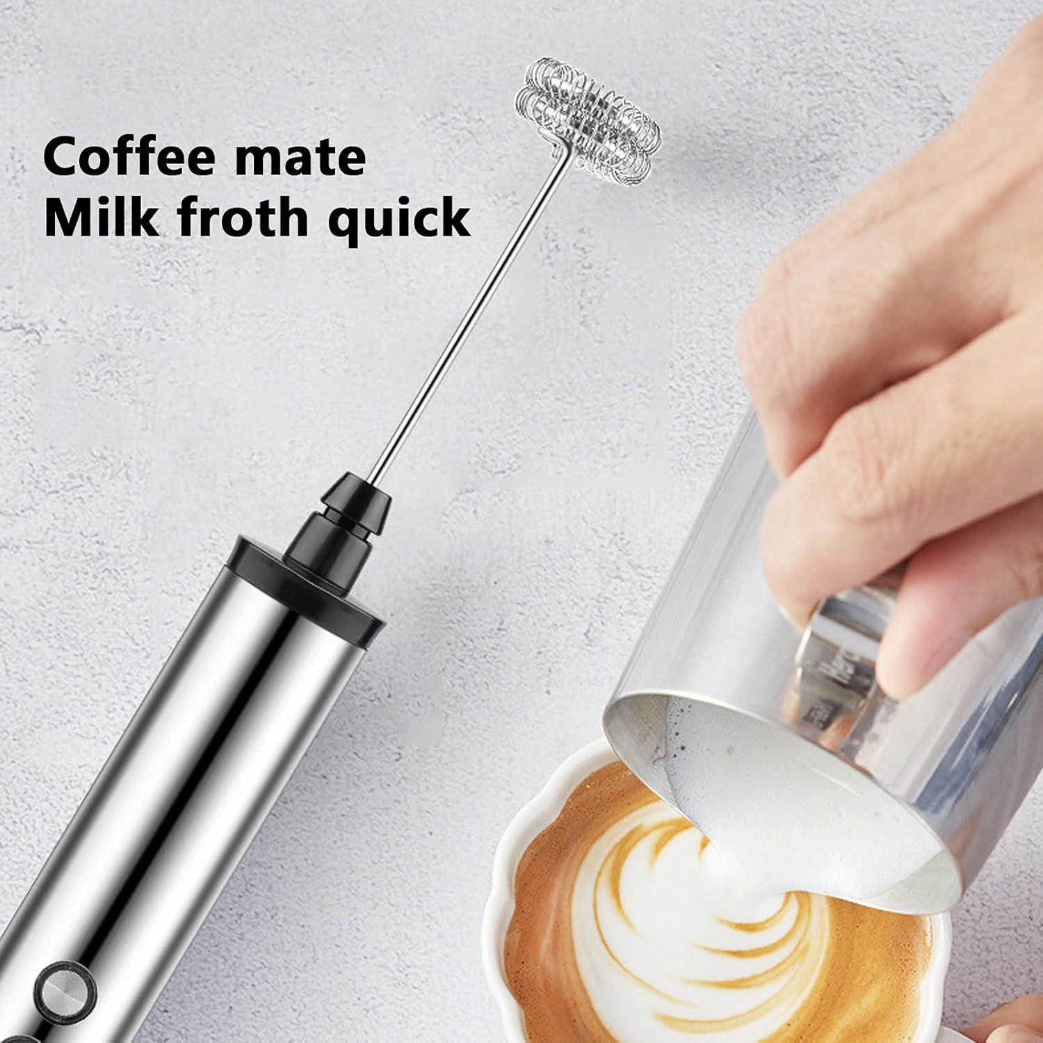 Kitchen Appliances Electric - マグパイ3in1ハンドヘルド電動ミルク泡立て器ドリンクミキサー卵ビーター充電式簡単操作泡立て器家庭用キッチンツール