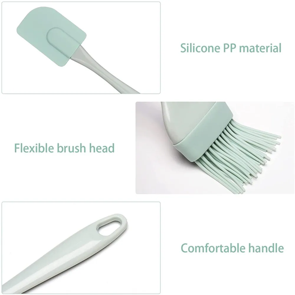 Kitchen Appliances Electric - 3 個クリームスクレーパー DIY パンケーキバタースパチュラミキサーオイルブラシキッチンベーキングツールシリコンスパチュラノンスティック