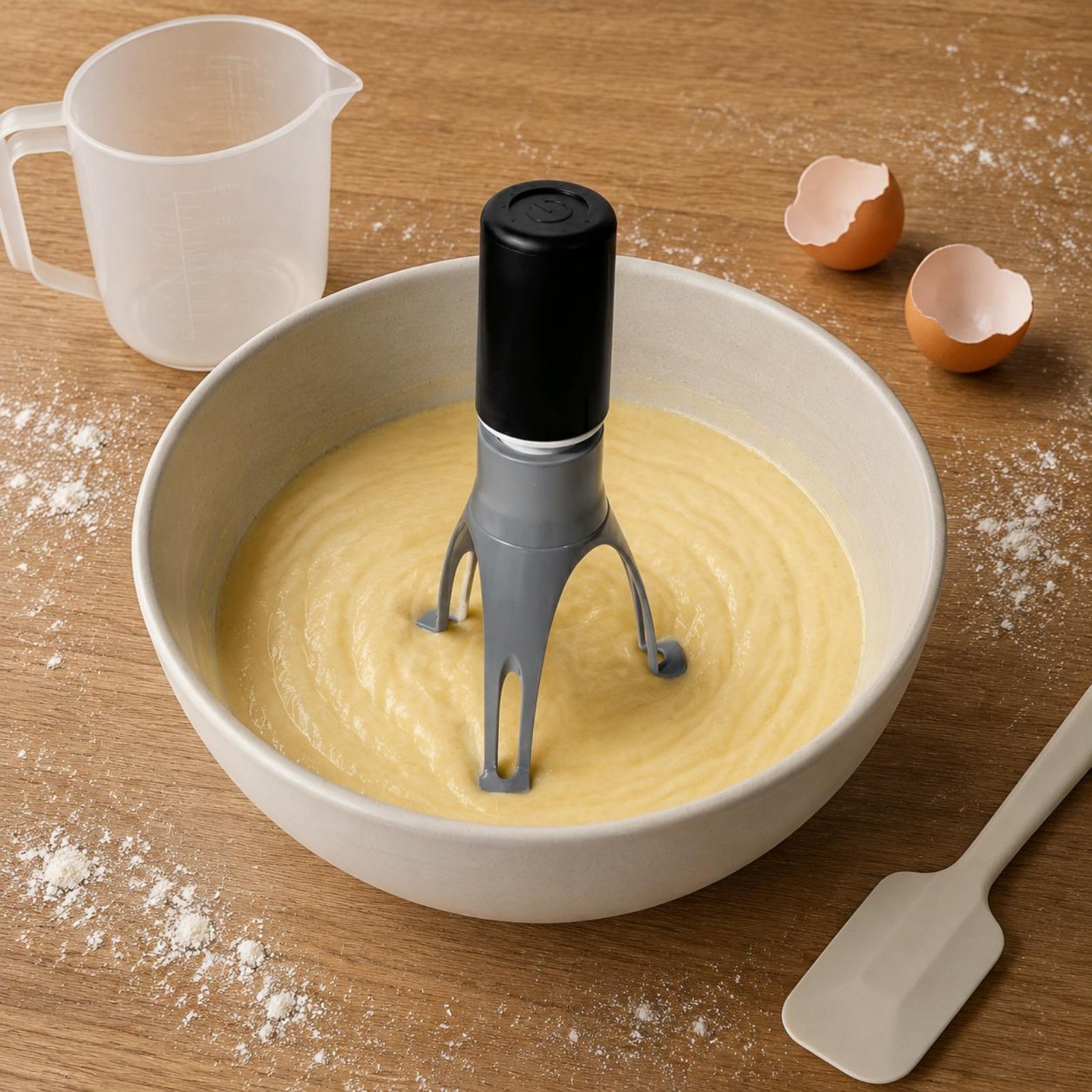 Kitchen Appliances B&Q - 自動三角攪拌機 - ハンズフリー電動卵泡立て器＆キッチンミキサー（製菓、調理、クリームの泡立て用）