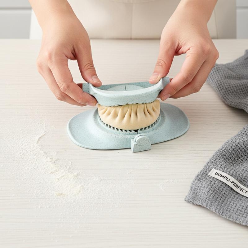 Kitchen Appliances Holder - 手動小麦わら餃子型キッチンアクセサリーBPAフリーホルダー自家製餃子作りパーティー用品
