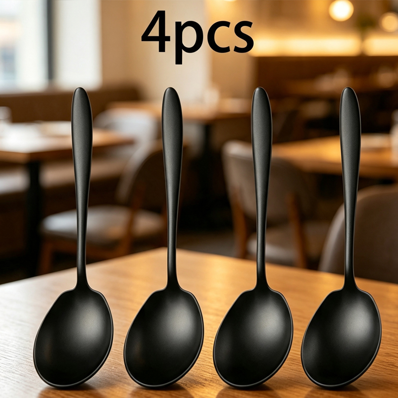 Kitchen Appliances Combo - 2個入り大型ステンレス製サービングスプーン、再利用可能な公共サービング用具、ビュッフェやキッチンパーティーに最適