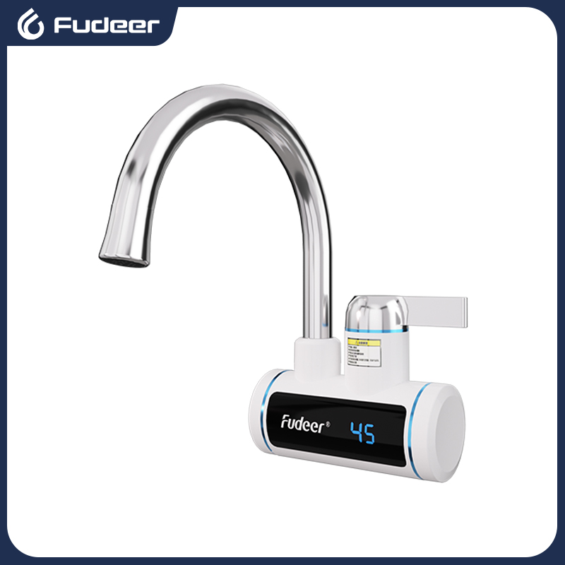 Kitchen Appliances B&Q - Fudeer 電気温水器 220V キッチン蛇口 タンクレス瞬間加熱水栓 流れる温水ミキサー
