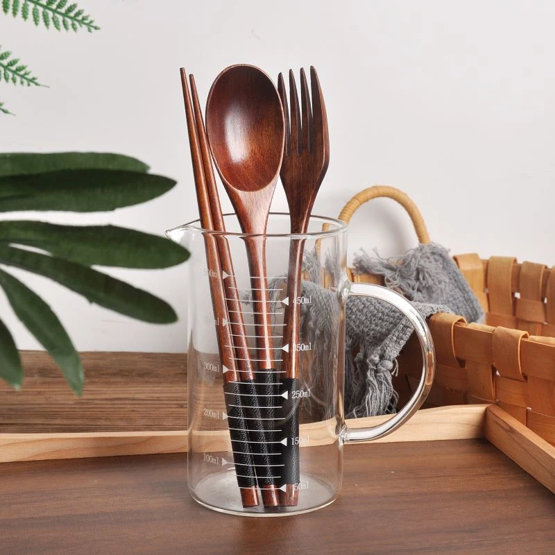 Kitchen Appliances Combo - 木製旅行用食器セット スプーン フォーク 箸 ポータブル食器 オフィス