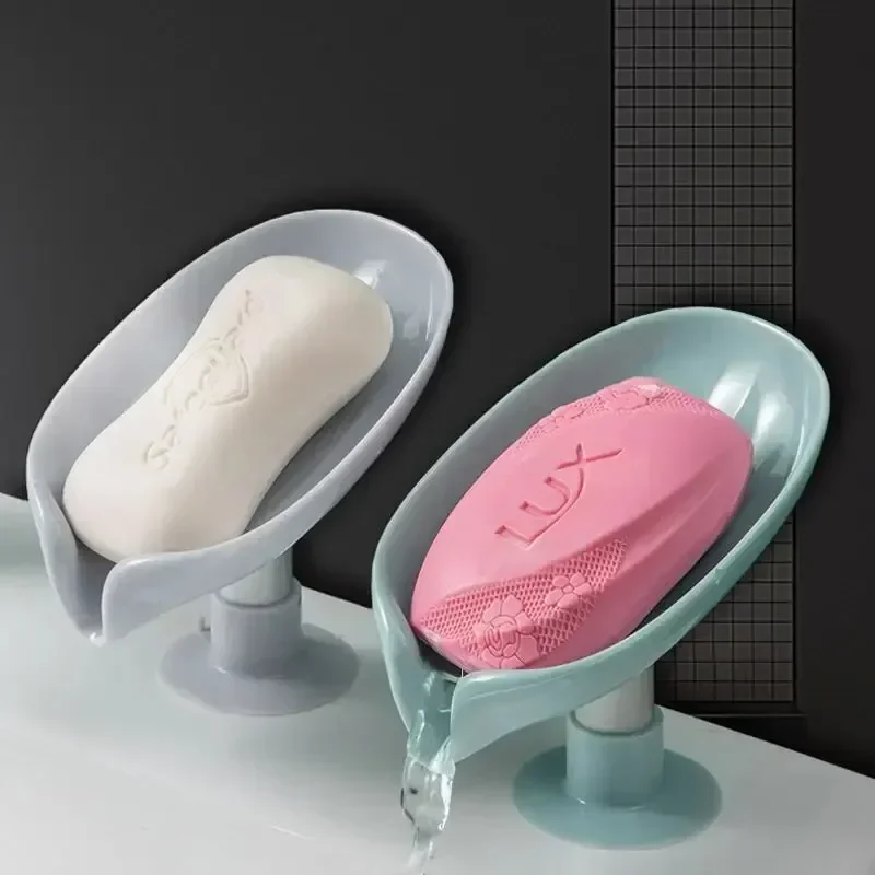 水切り石鹸ホルダー 葉っぱ型石鹸置き 吸盤トレイ シャワー用 - Kitchen Appliances Holder のレビューと価格