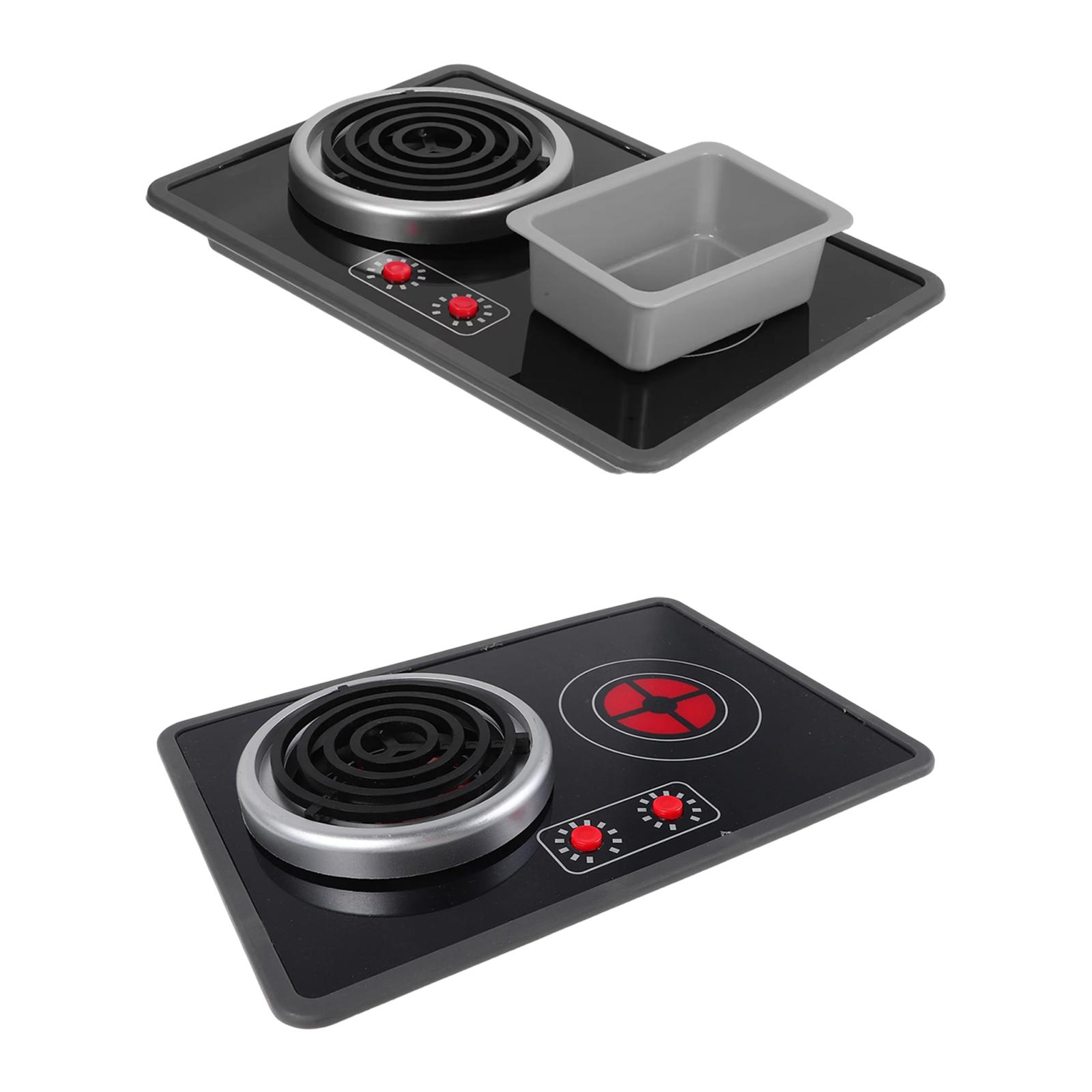 キッズキッチンおもちゃ ストーブおもちゃ ライトとサウンド付 - Kitchen Appliances Toys のレビューと価格