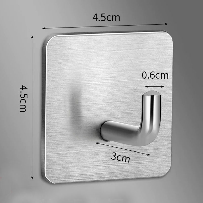 頑丈なステンレス製粘着タオルフック、粘着式吊り下げ式バスルー - Kitchen Appliances Holder のレビューと価格