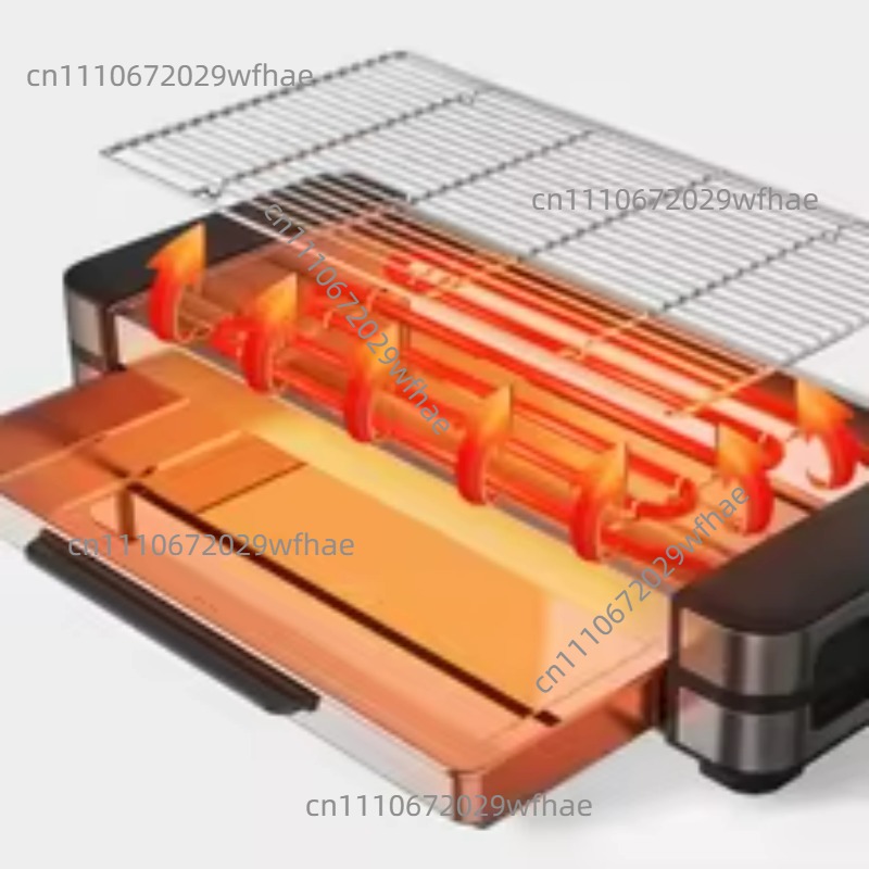 電気無煙屋内グリル、ヘルシーな焦げ付き防止BBQグリル（ケバ - Kitchen Appliances Electric のレビューと価格