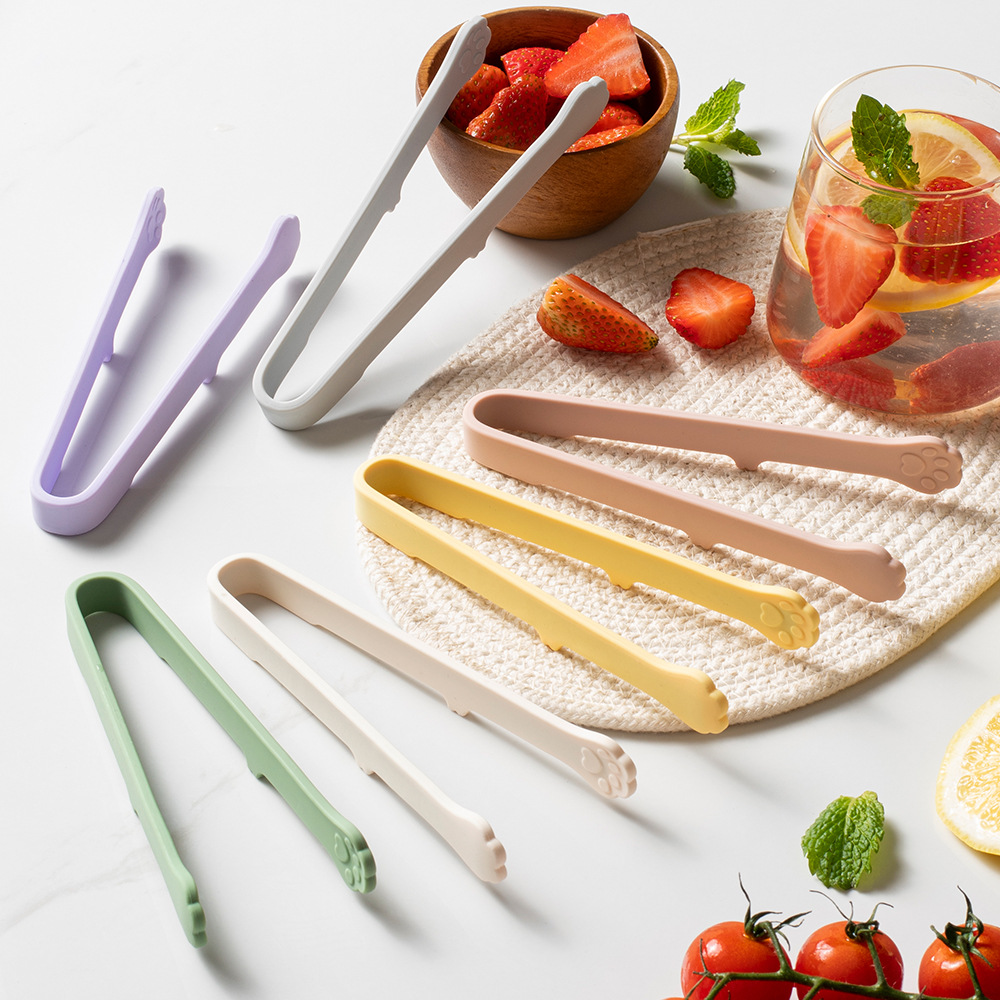 かわいい猫の足シリコンフードトングマルチカラー食品グレードの - Kitchen Appliances Garage のレビューと価格