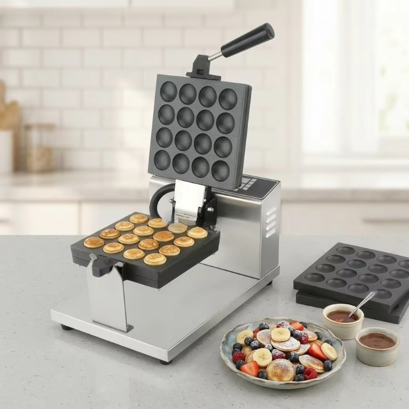 ノンスティックポッフェルチェマシン 16穴 業務用 ダッチミ - Donut Maker Mini のレビューと価格