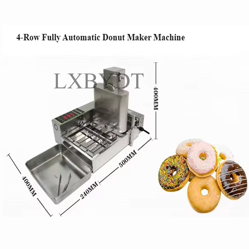 自動電動ドーナツメーカー 業務用 4列ミニマシン フライヤー - Donut Maker Mini のレビューと価格