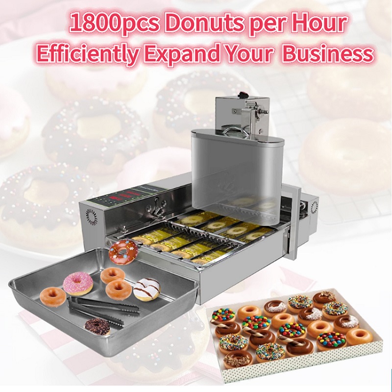 業務用全自動4列ミニドーナツマシン ステンレス製電気ドーナツ - Donut Maker Mini のレビューと価格