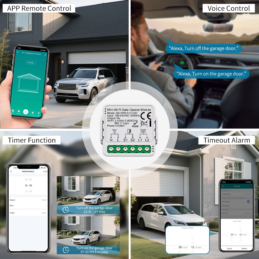 Tuya スマート WiFi または Zigbee ガレージ - Kitchen Appliances Garage のレビューと価格