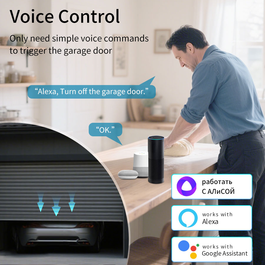 Tuya スマート WiFi または Zigbee ガレージ - Kitchen Appliances Garage のレビューと価格
