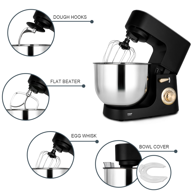 家庭用スタンドミキサー 高出力1800W 8L ケーキ・パン - Kitchen Appliances Electric のレビューと価格