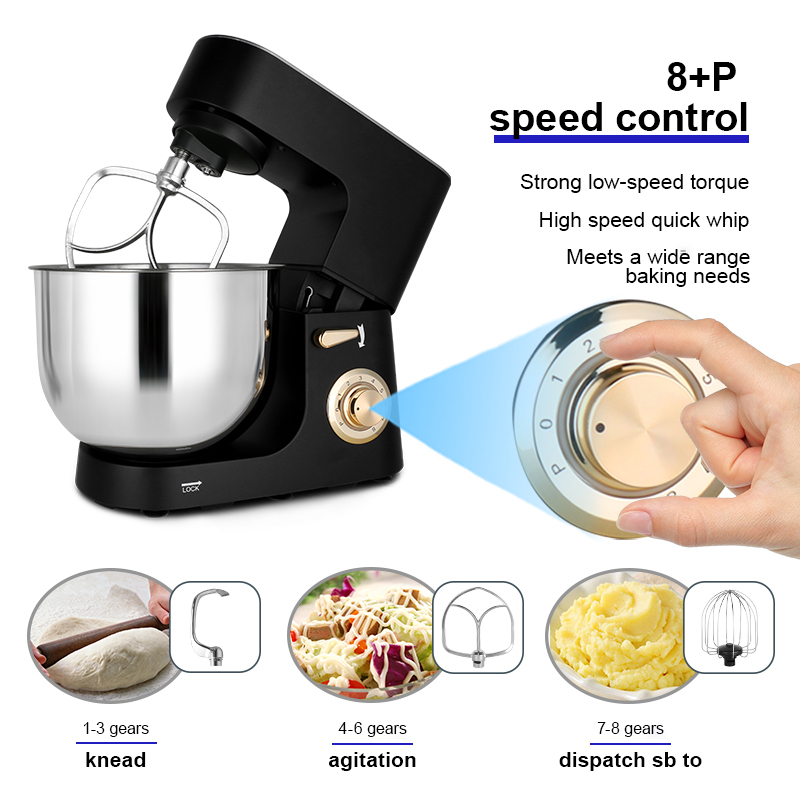 家庭用スタンドミキサー 高出力1800W 8L ケーキ・パン - Kitchen Appliances Electric のレビューと価格