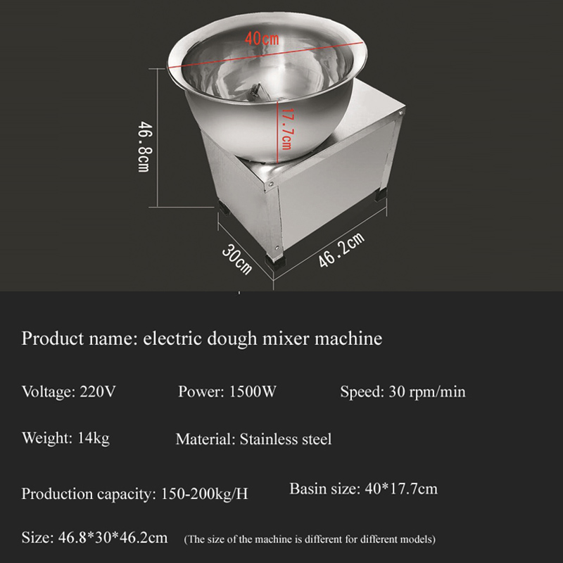 小麦粉生地ミキサー機、220V電動食品ミンチ肉攪拌機、パスタ - Kitchen Appliances Electric のレビューと価格
