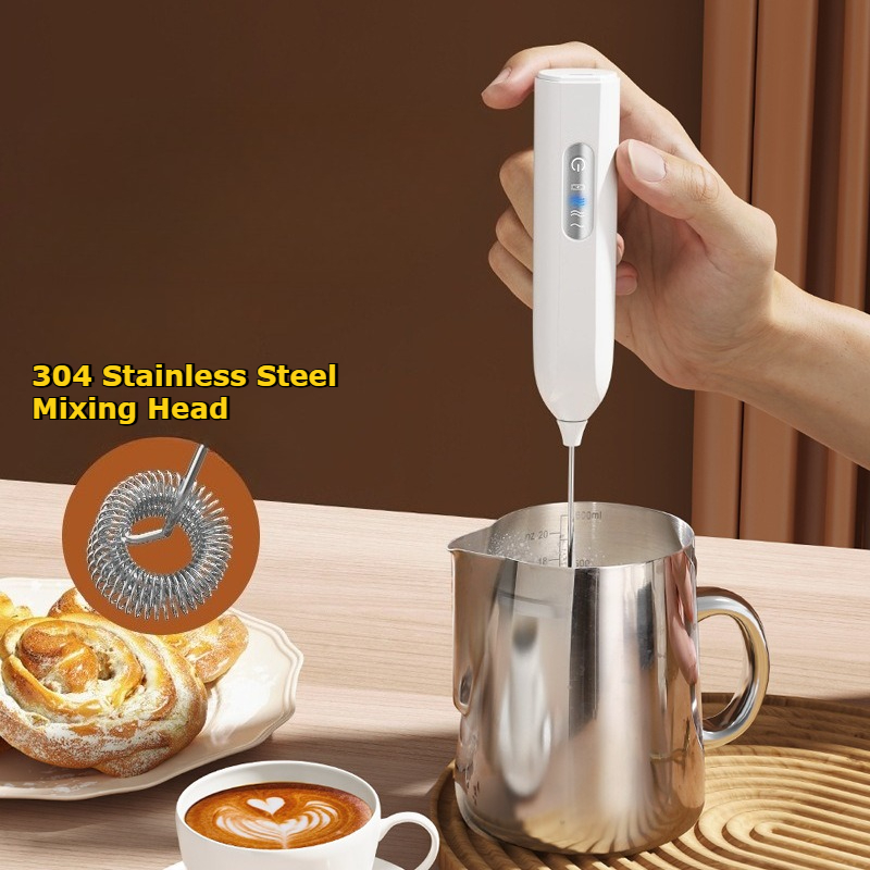 新型ハンドヘルド電動ミルクフォーマー、自動泡立て器、コーヒー - Kitchen Appliances B&Q のレビューと価格