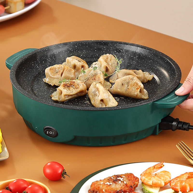 電気マルチクッカー電気フライパン 220V 家庭用バーベキュ - Kitchen Appliances Sales のレビューと価格