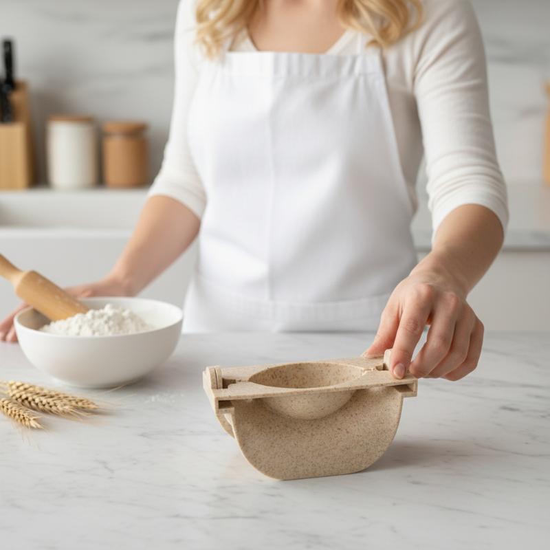 手動小麦わら餃子型キッチンアクセサリーBPAフリーホルダー自 - Kitchen Appliances Holder のレビューと価格