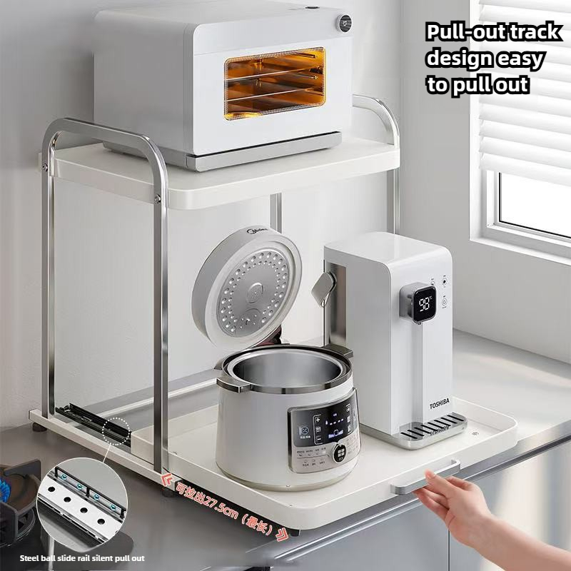 工場直販 2026 2段式引き出し式電子レンジキッチン棚 自 - Kitchen Appliances Direct のレビューと価格