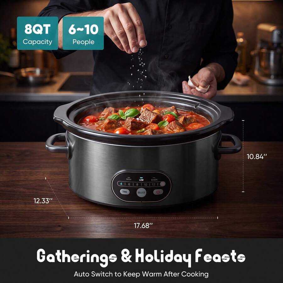スイートクリスピーコッカー、セラミックノンスティックコーティ - Slow Cooker Ceramic のレビューと価格