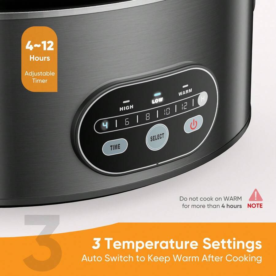スイートクリスピーコッカー、セラミックノンスティックコーティ - Slow Cooker Ceramic のレビューと価格