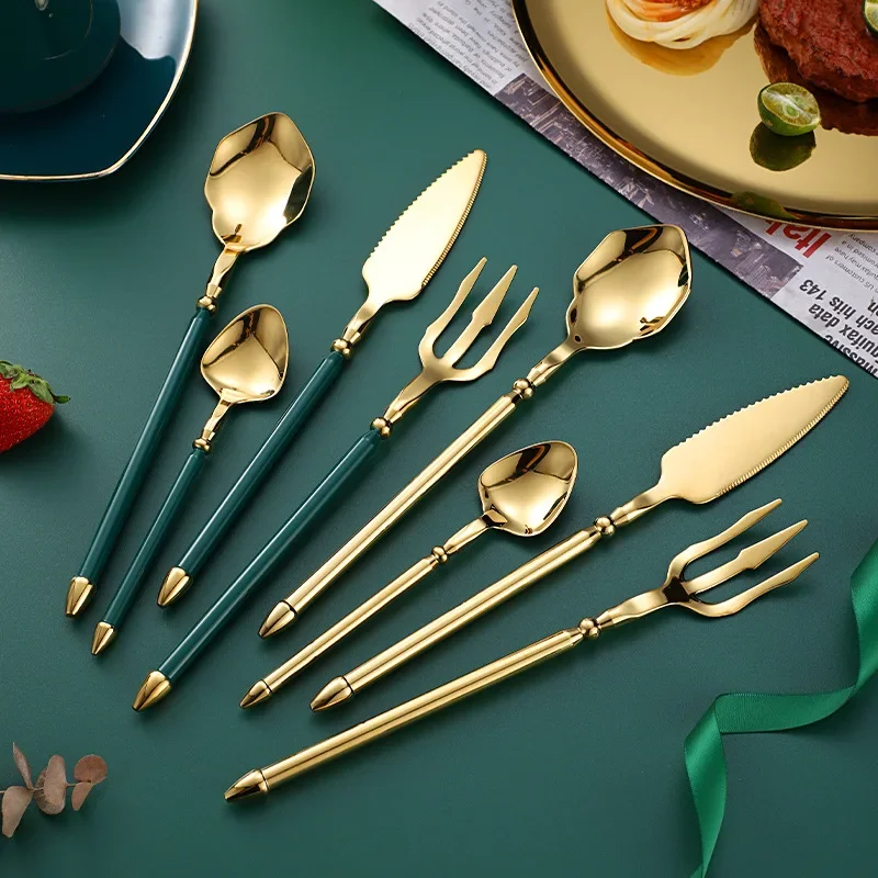 304ステンレス鋼のナイフセット,スプーンとフォーク,家庭用 - Kitchen Appliances Combo のレビューと価格