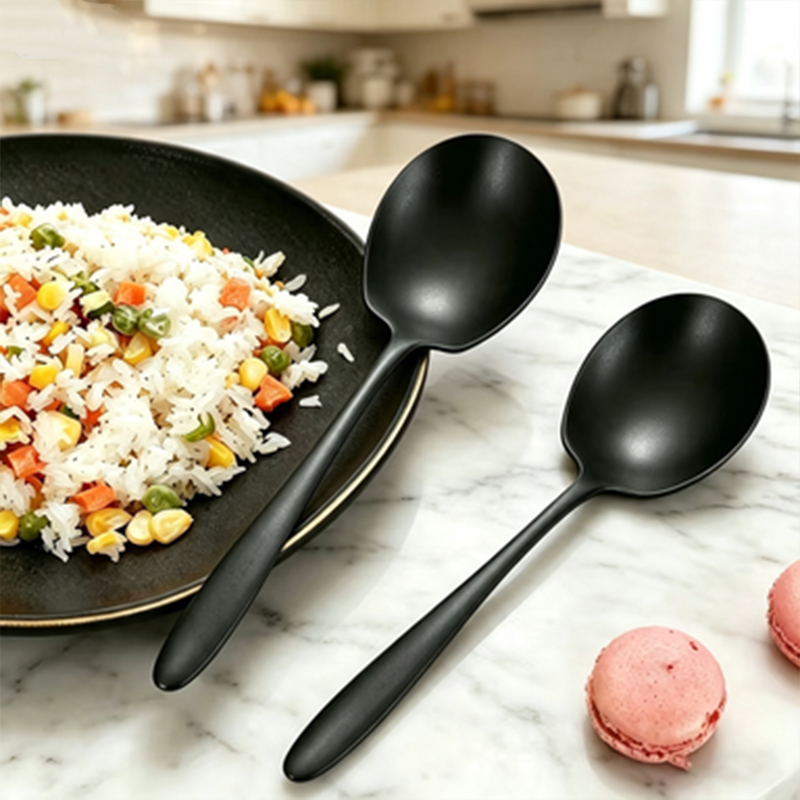 2個入り大型ステンレス製サービングスプーン、再利用可能な公共 - Kitchen Appliances Combo のレビューと価格
