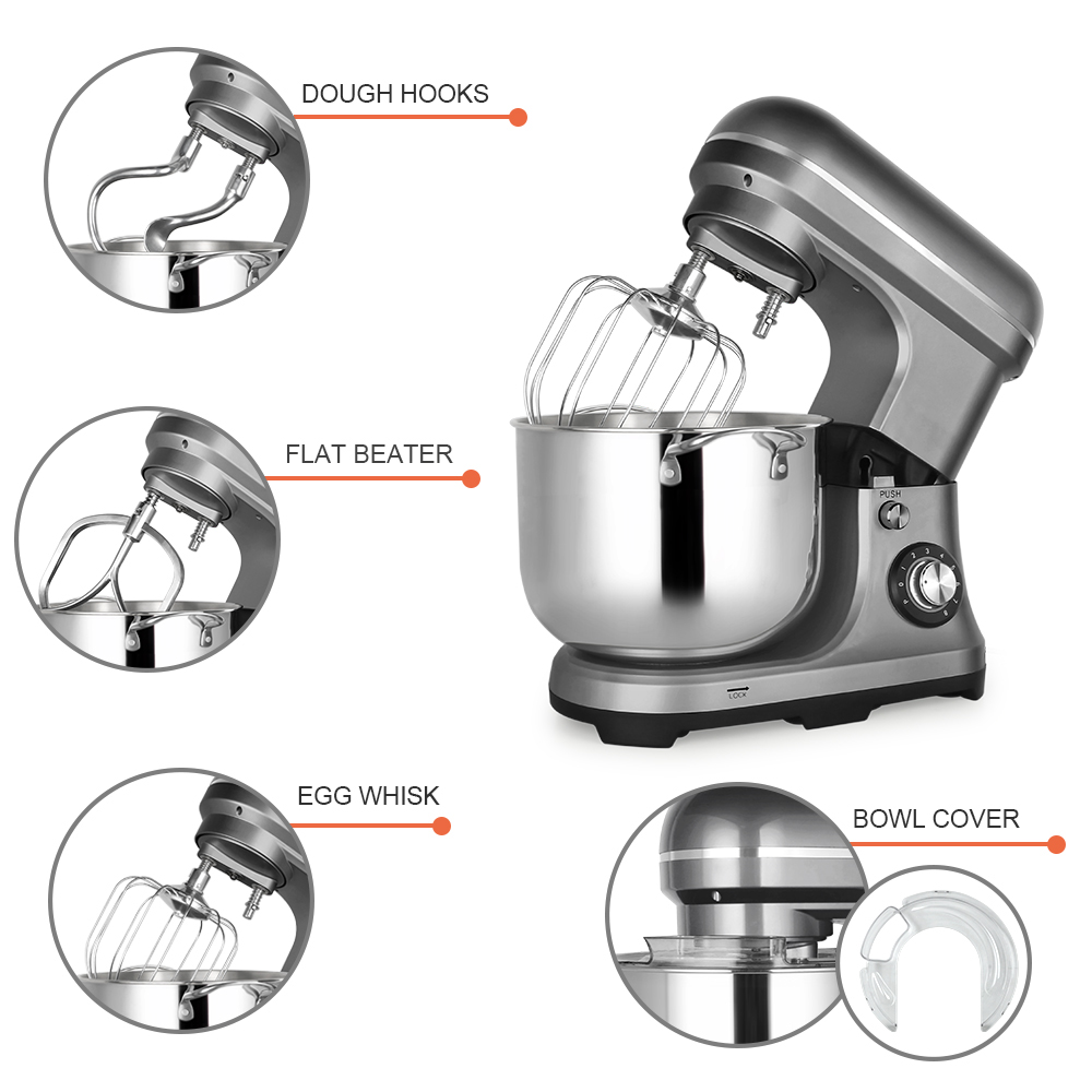 11L 2000W 大型強力電動ミキサー ダブルドウフック付 - Kitchen Appliances Electric のレビューと価格