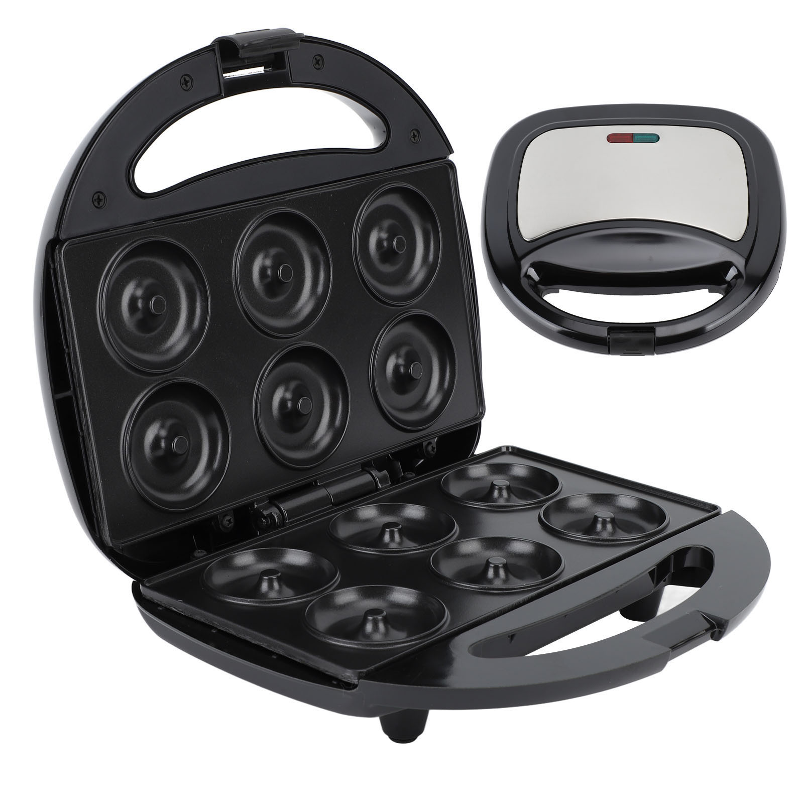 ミニドーナツメーカー電気ドーナツ製造機ノンスティック自動イン - Donut Maker Mini のレビューと価格