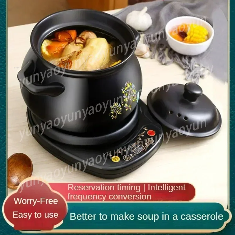 電気スロークッカー自動調理鍋キャセロールシチューポット家庭用 - Slow Cooker Ceramic のレビューと価格