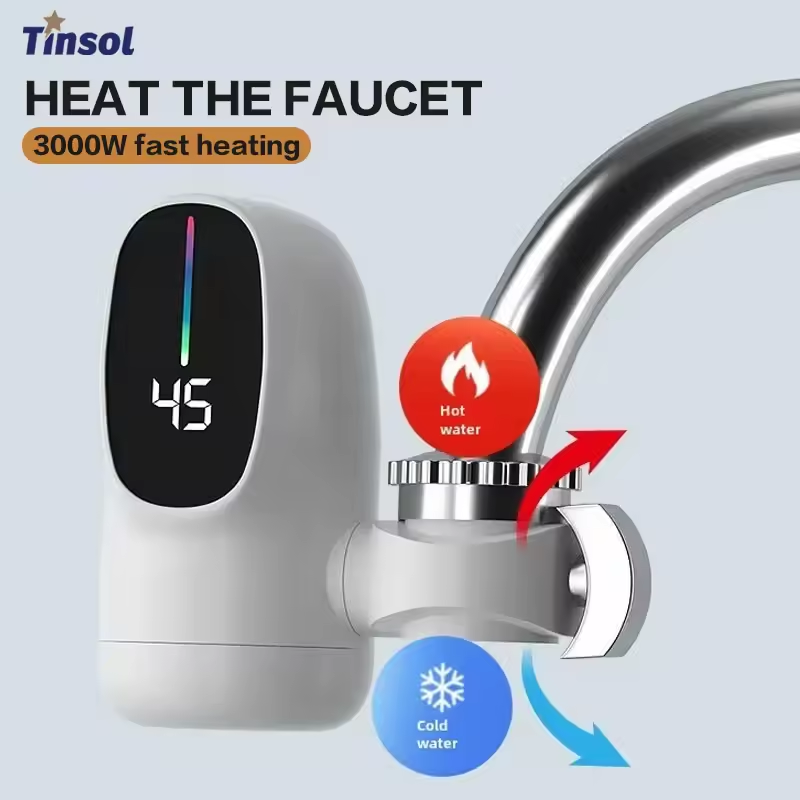110V 高速加熱電気ヒーター蛇口省エネ温冷ミキサーインスタ - Kitchen Appliances B&Q のレビューと価格