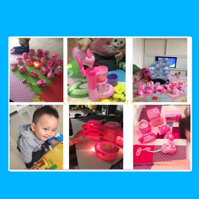 E7CE 子供キッド少年少女ミニキッチン電化製品ヘアドライヤ - Kitchen Appliances Toys のレビューと価格