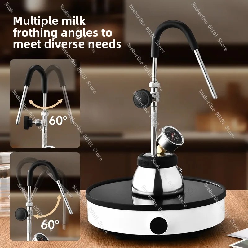 ステンレス製スチームコーヒーポット、多機能ミルクフォーマーと - Kitchen Appliances Direct のレビューと価格
