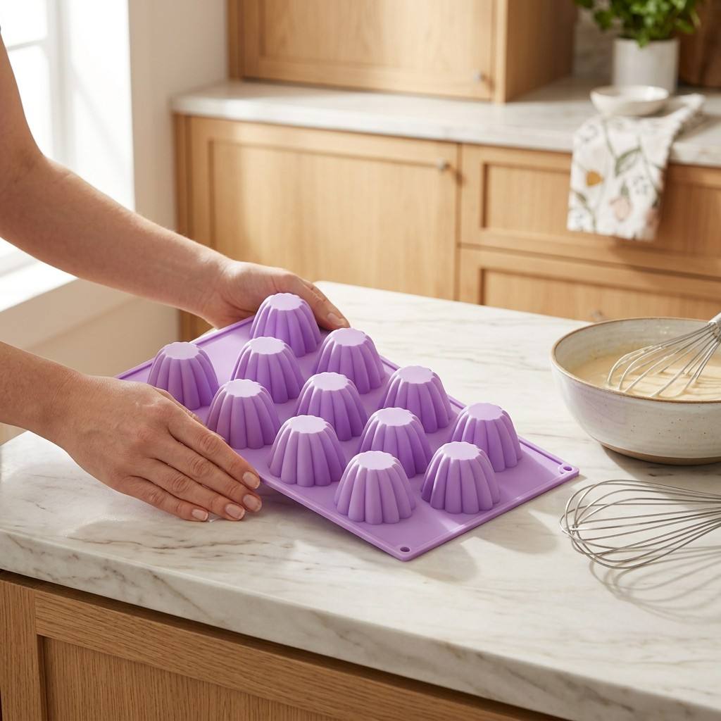 12個のミニスパイラルシリコンモールド、渦巻き型ケーキデコレ - Kitchen Appliances Garage のレビューと価格